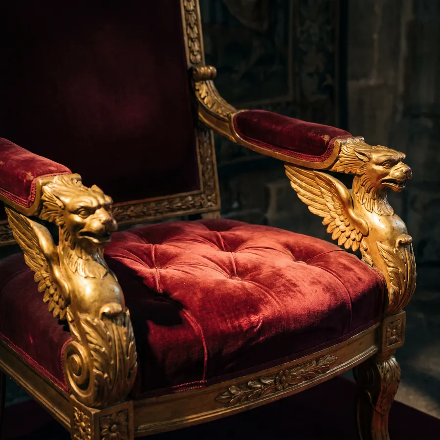 An empty throne